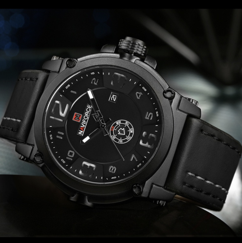 NAVIFORCE Herenhorloge, sport, militair, quartz.