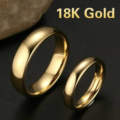 Gold Engagement Wedding Ring.