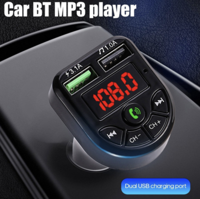 ​Bluetooth 5.0 FM-zender Carkit MP3-modulator.