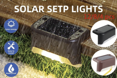 LED Solar Path Trap Outdoor Light. Prijs voor 4 stuks