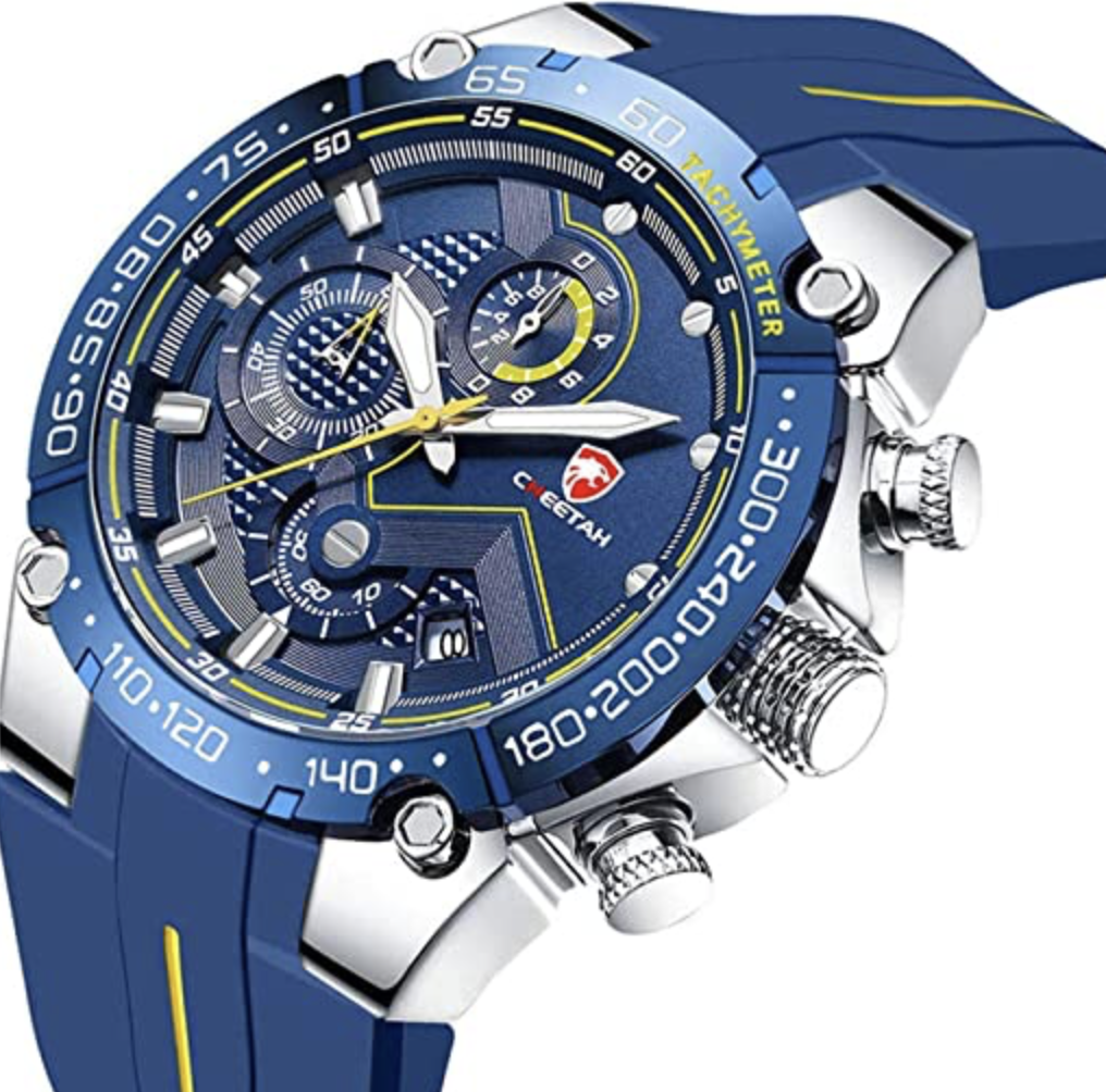 ​CHEETAH mens chronograph polshorloge.