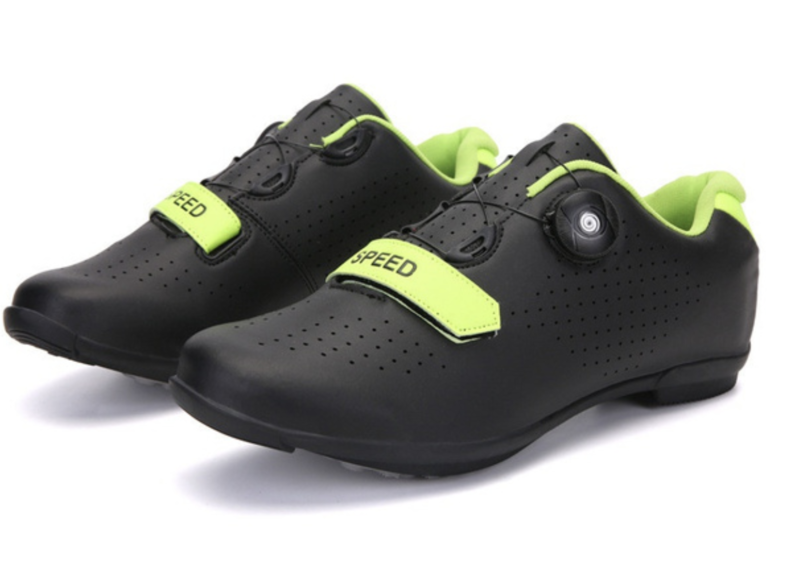 Heren Mountainbike schoenen Waterdichte Lederen Fietsschoenen.