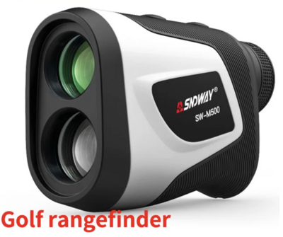 Sndway 500 M, golf rangefinder, USB oplaadbaar.