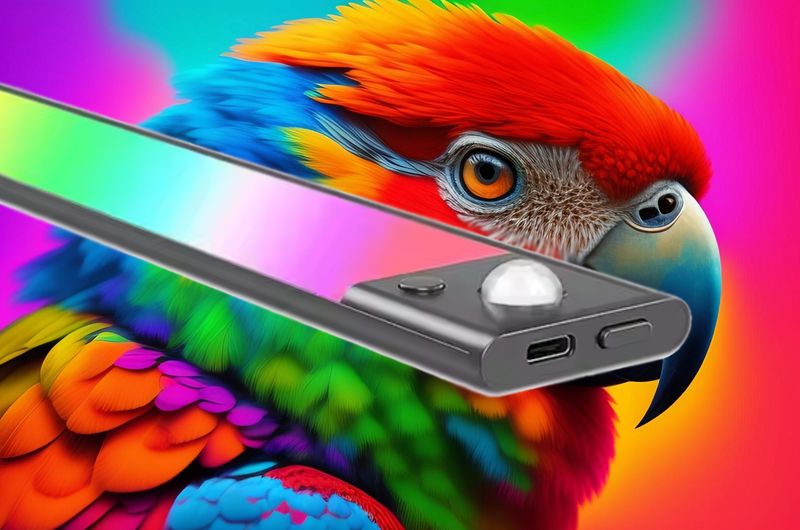 Metlof led Solutions - RGB/W ledbalk - Usb Oplaadbaar - extra lange accuduur - 20 cm. - Kleur Zwart - Pir Bewegingssensor - Afstandsbediening - App control - Kastverlichting - Trap - Hal- huiskamer.