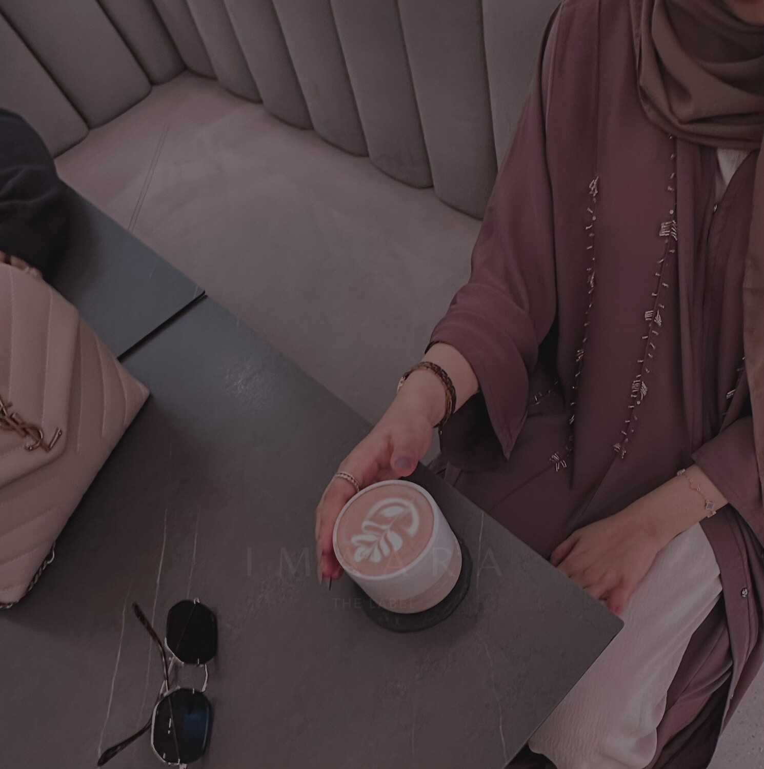 Melancholy Beige Abaya