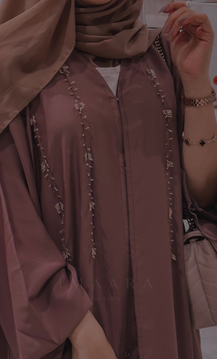 Melancholy Beige Abaya