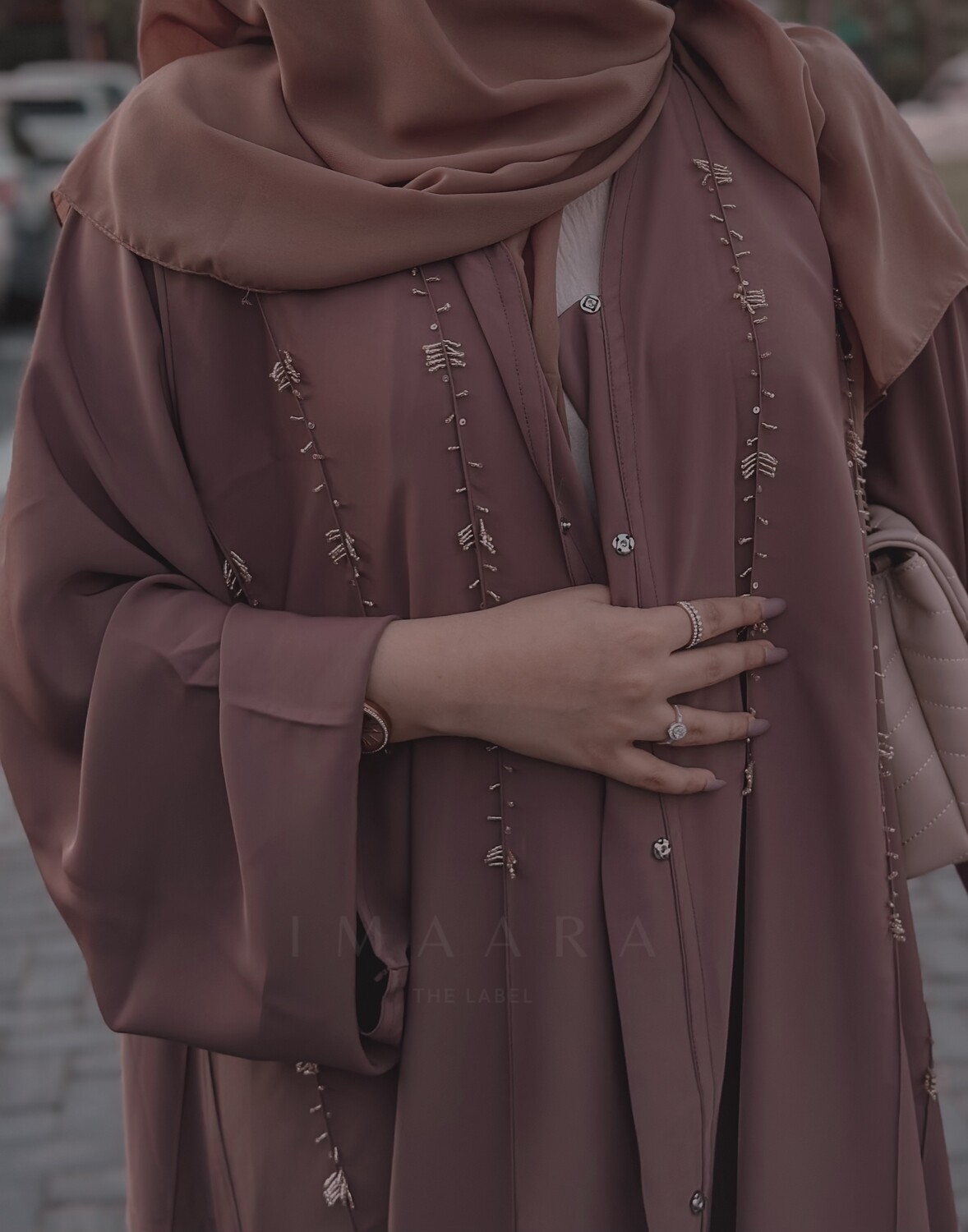 Melancholy Beige Abaya