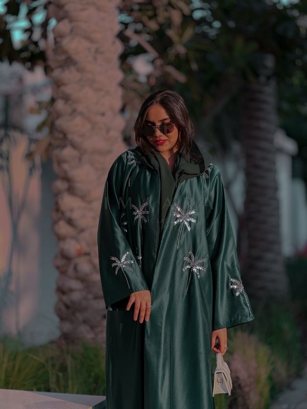 Palm Emerald Abaya