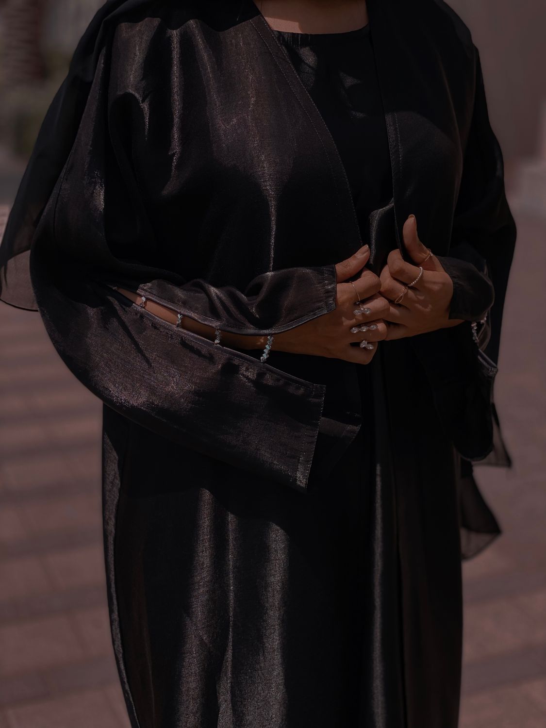 Trilliant cut Abaya