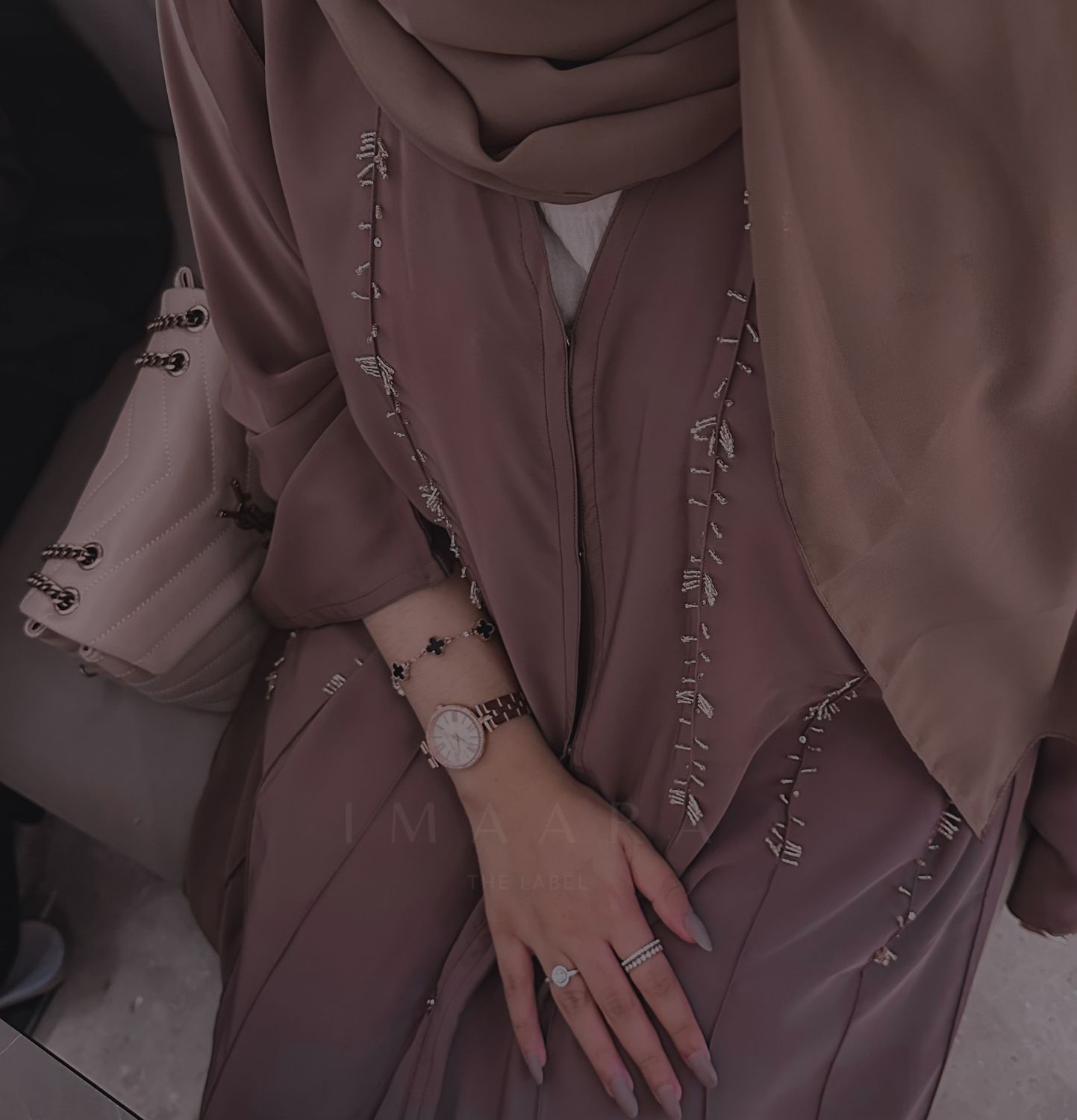 Melancholy Beige Abaya