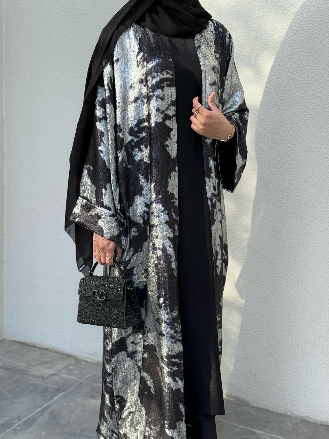 B&amp;W Abaya
