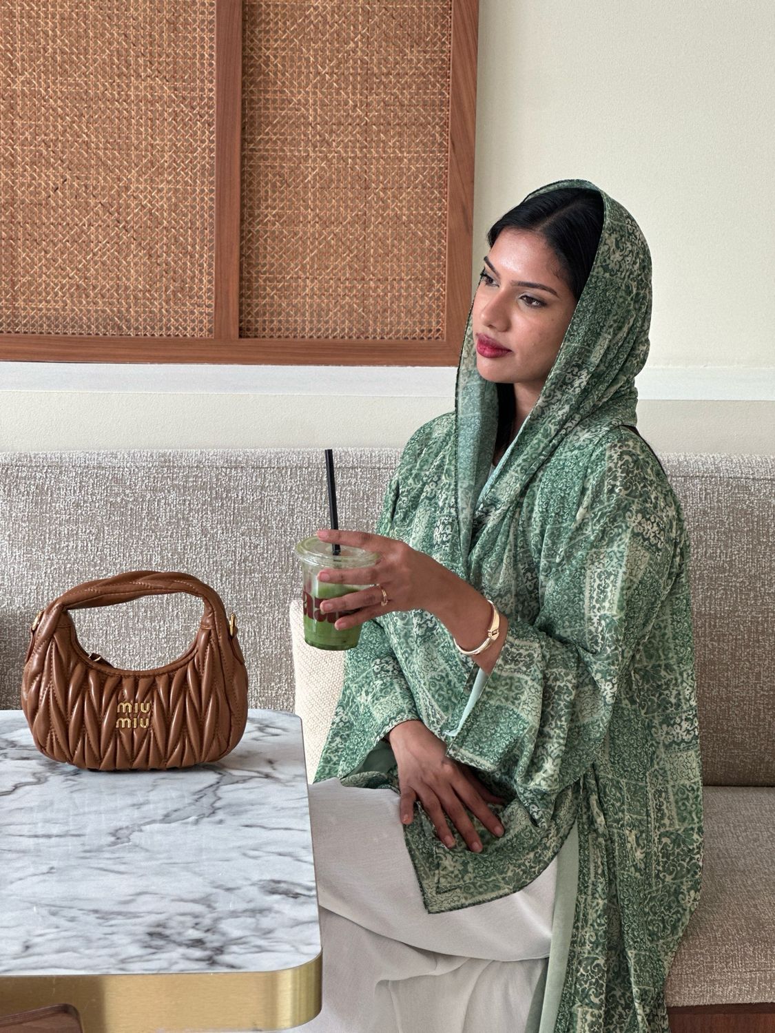 Emerelle Printed Abaya