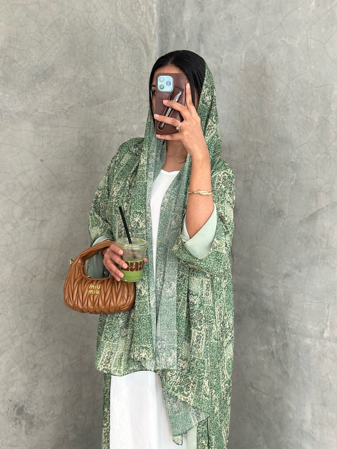 Emerelle Printed Abaya