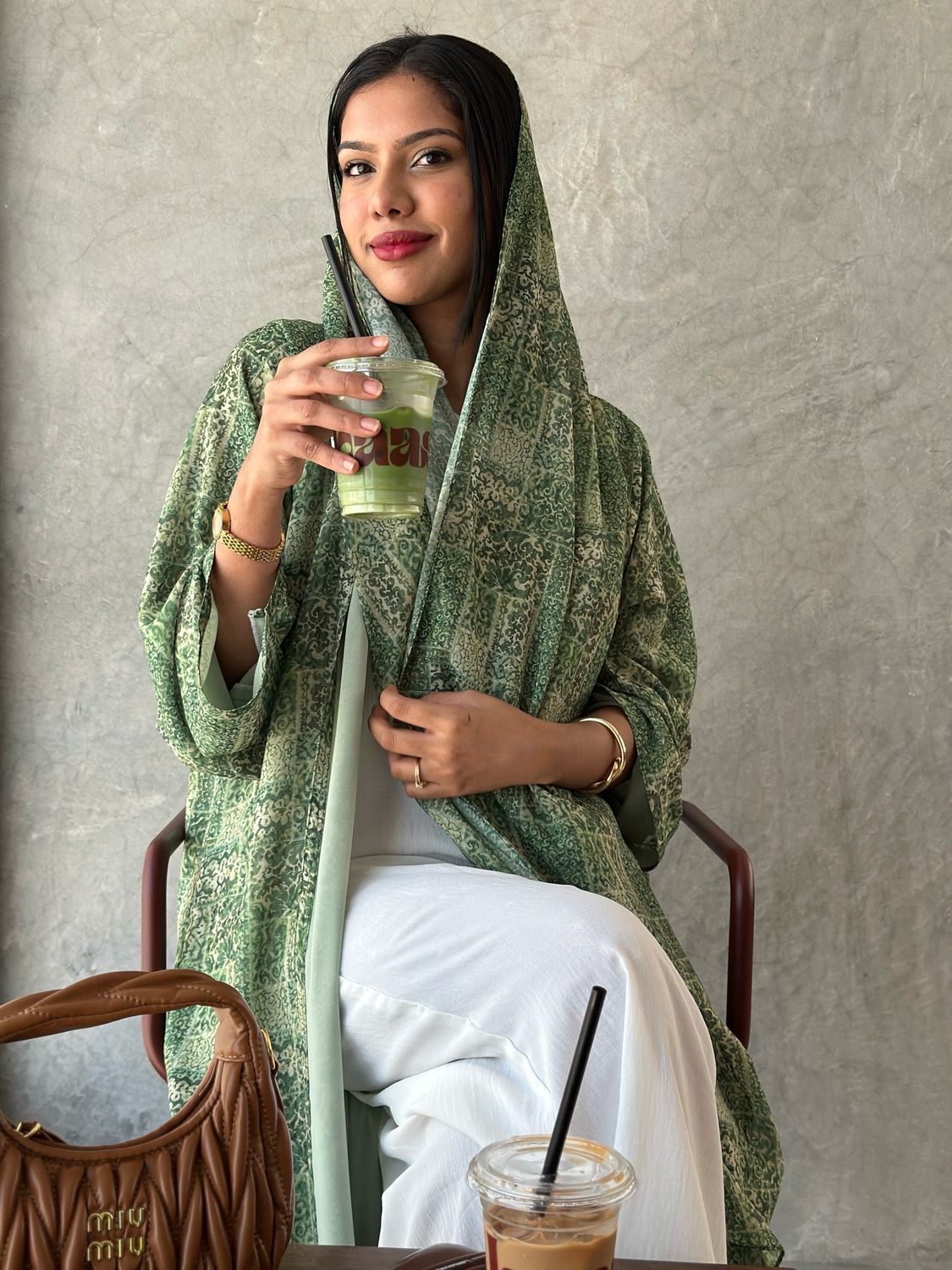 Emerelle Printed Abaya