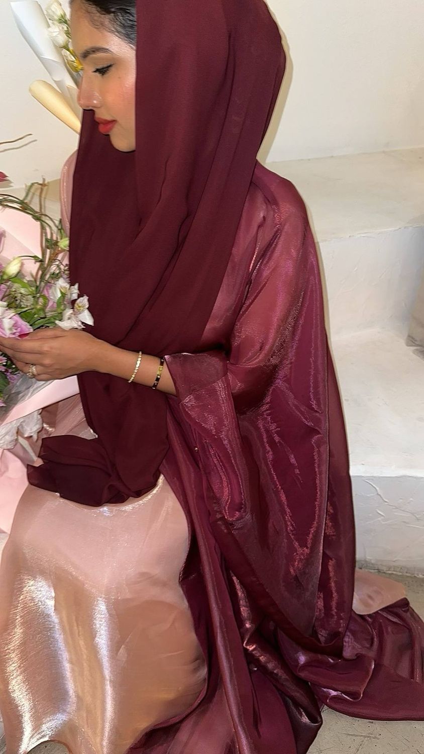 Two Tone Bisht Abaya