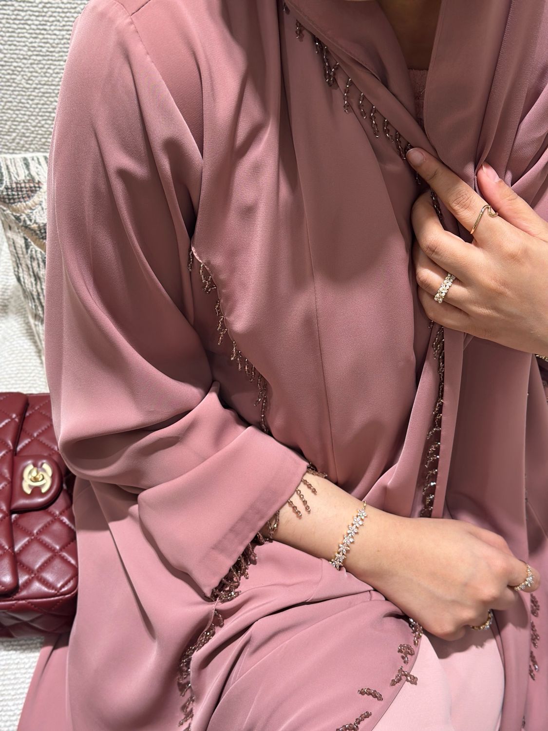 Ella Pink Abaya