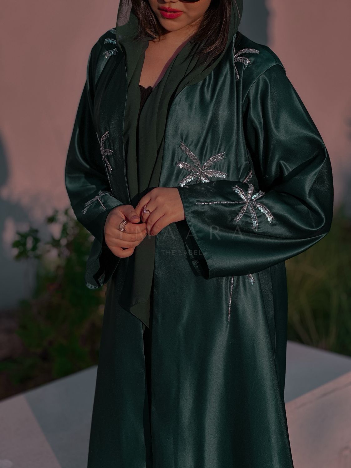 Palm Emerald Abaya