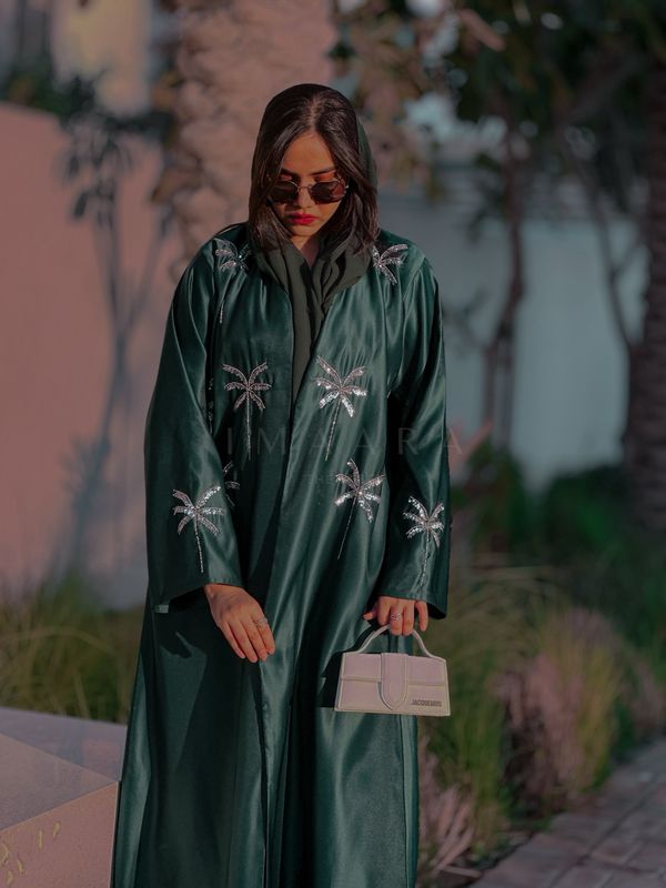 Palm Emerald Abaya