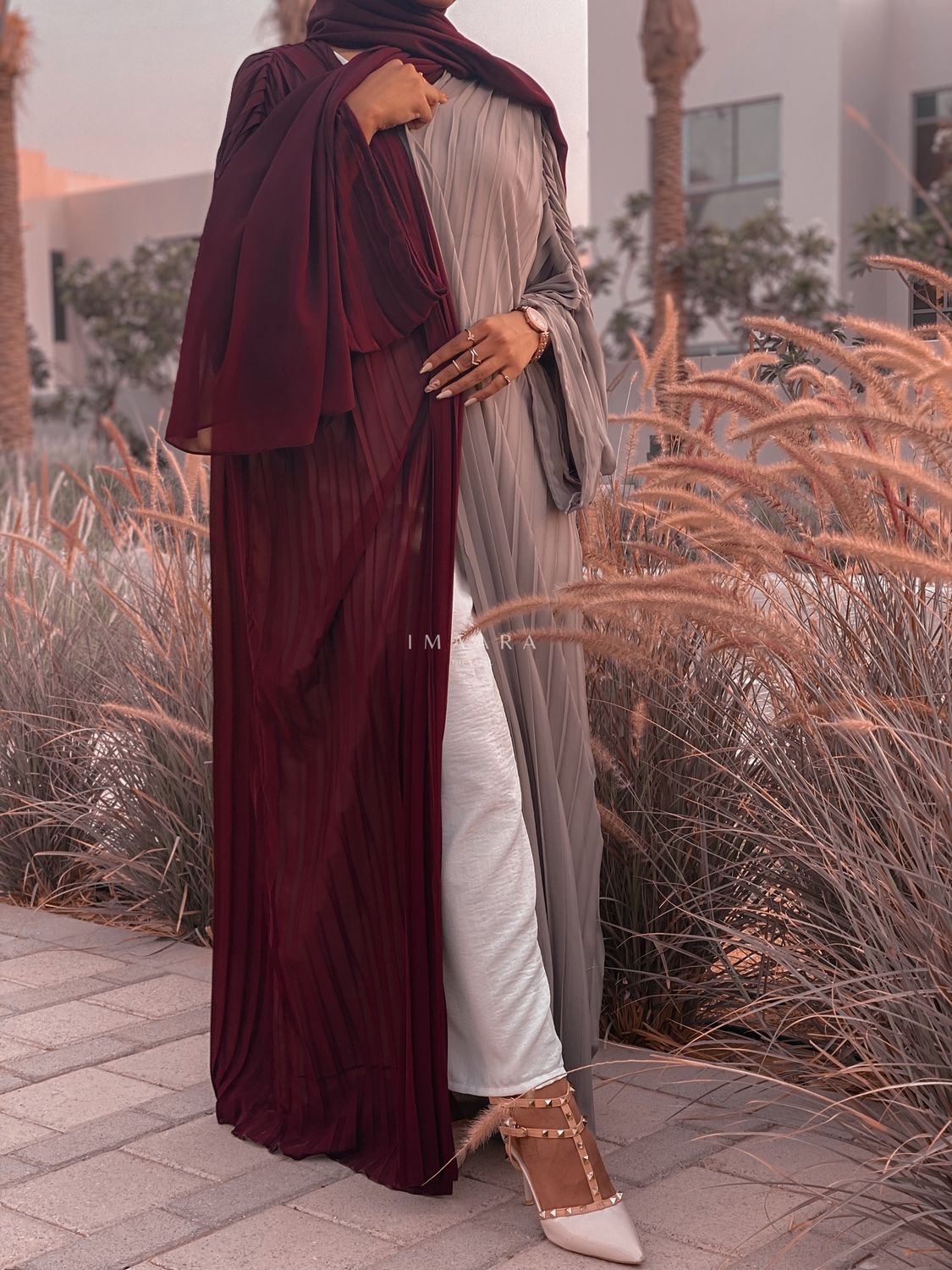 Two-Tone Abaya