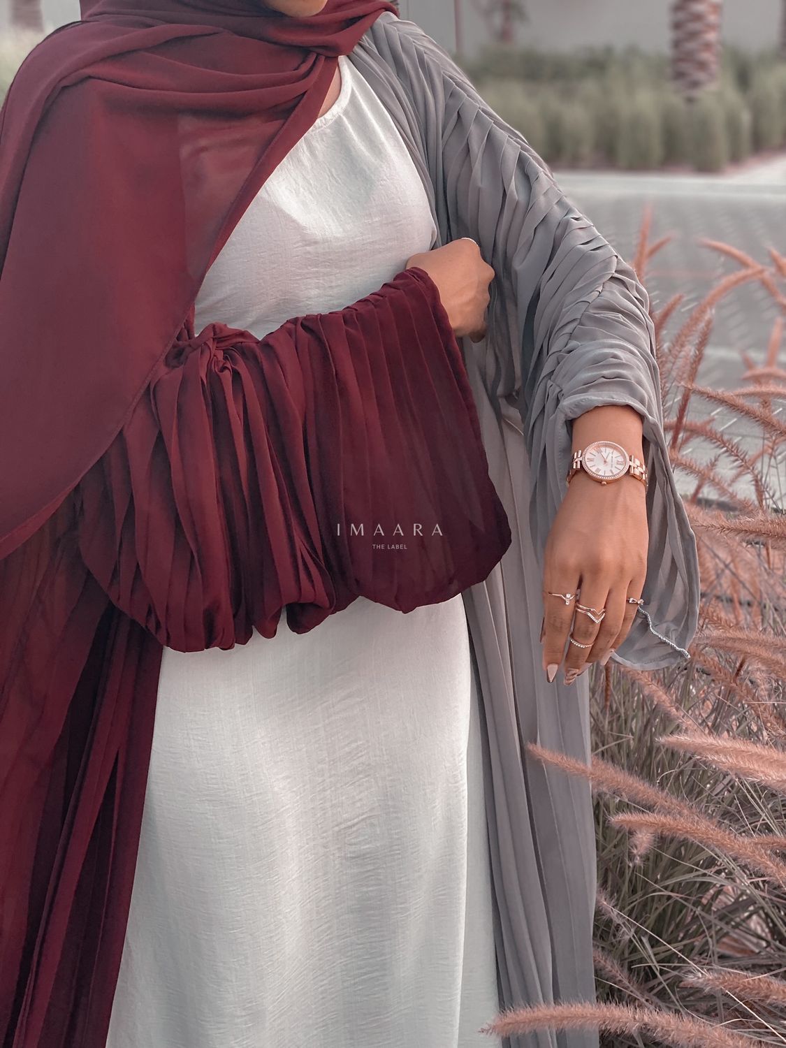 Two-Tone Abaya