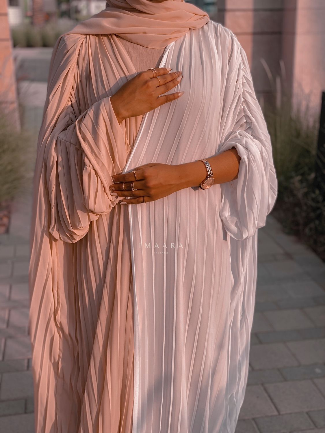 Two-Tone Abaya