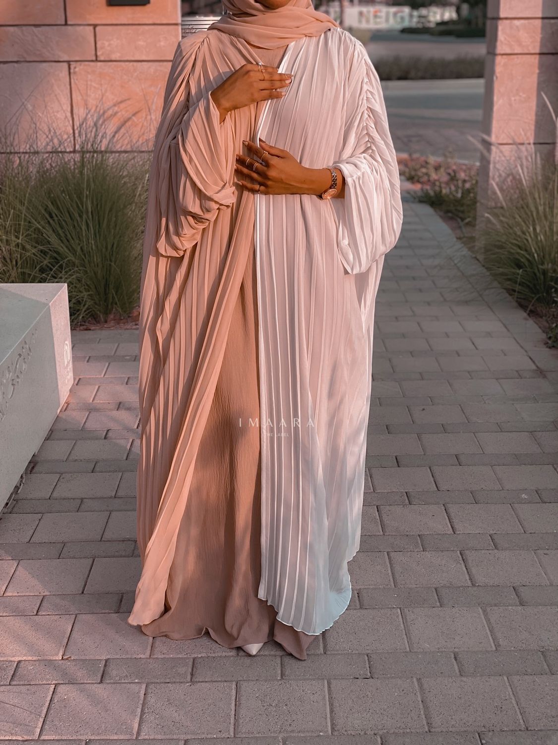 Two-Tone Abaya