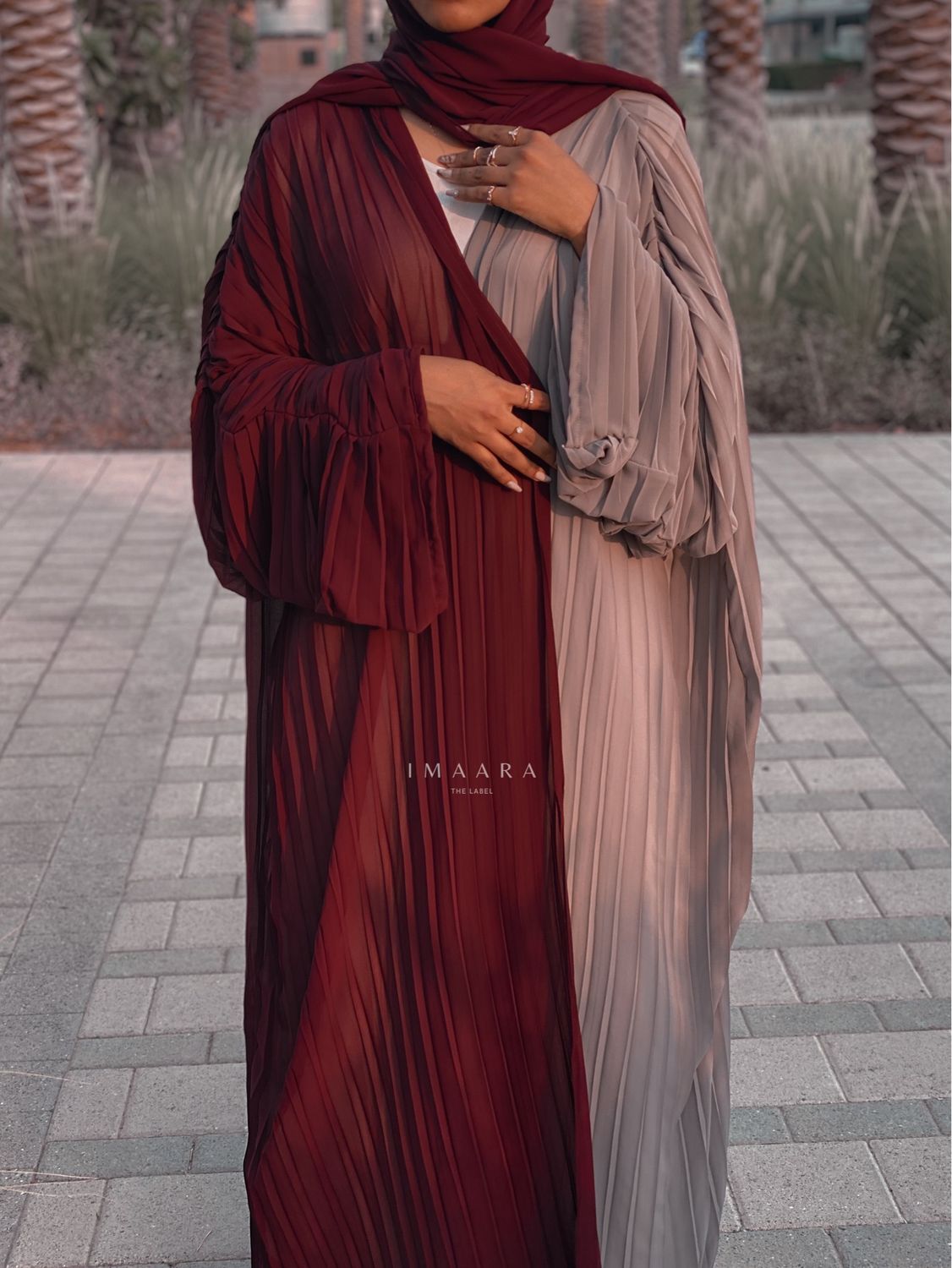 Two-Tone Abaya