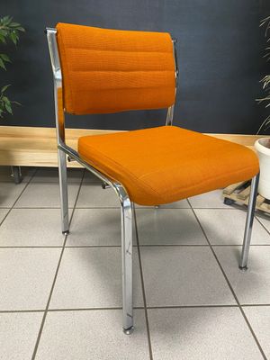 Chaise vintage orange 2
