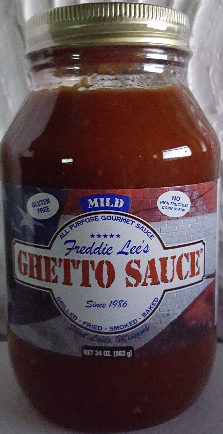Freddie Lee's Ghetto Sauce Mild Quarts 34oz