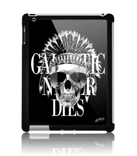 Coque ipad 2 Skull Galactic Black by J&amp;J MOATTI
