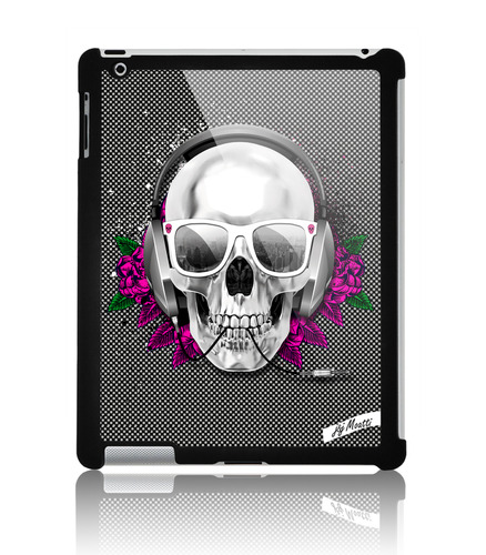 Coque ipad 2 Skull Pixel by J&amp;J MOATTI