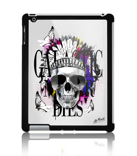 Coque ipad 2 Skull Galactic Butterfly by J&amp;J MOATTI