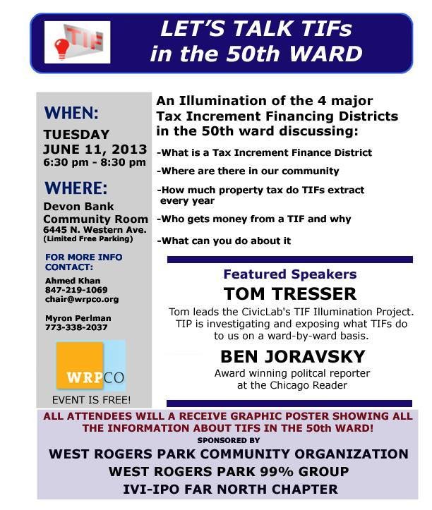 The TIFs of the 50th Ward