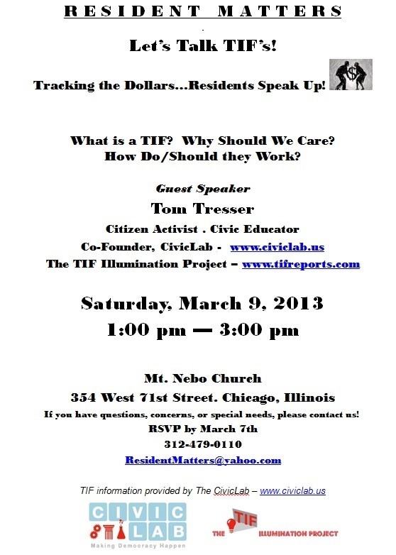 The TIFs of the 6th Ward