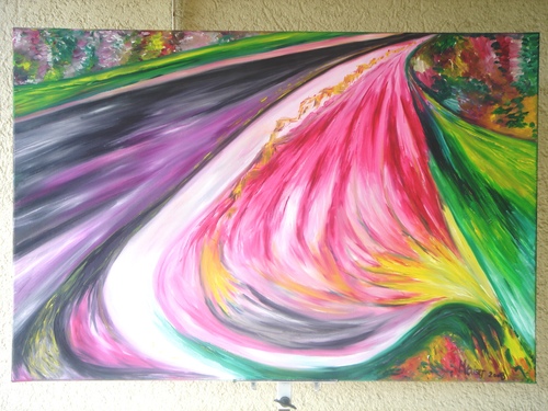 SALES Hände 90x60cm, Öl auf Leinwand by manuwa