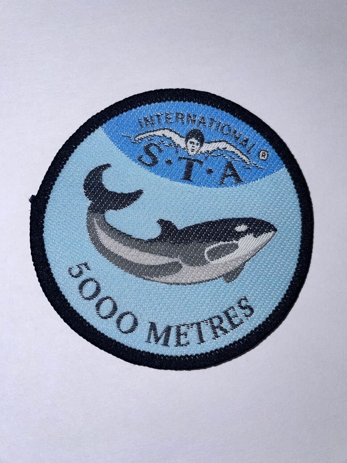STA Distance 5000m Badge and Certificate