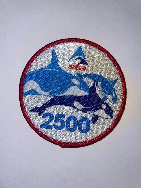 STA Distance 2500m Badge and Certificate