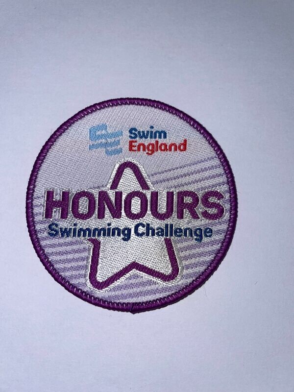 Swim England Honours Badge and Certificate