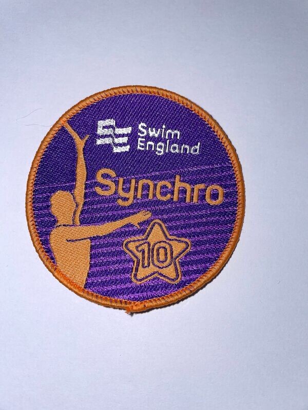 Swim England Synchro - 10 Badge and Certificate
