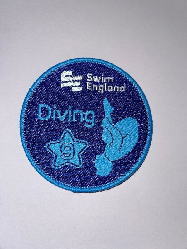 Swim England Diving - 9 Badge and Certificate