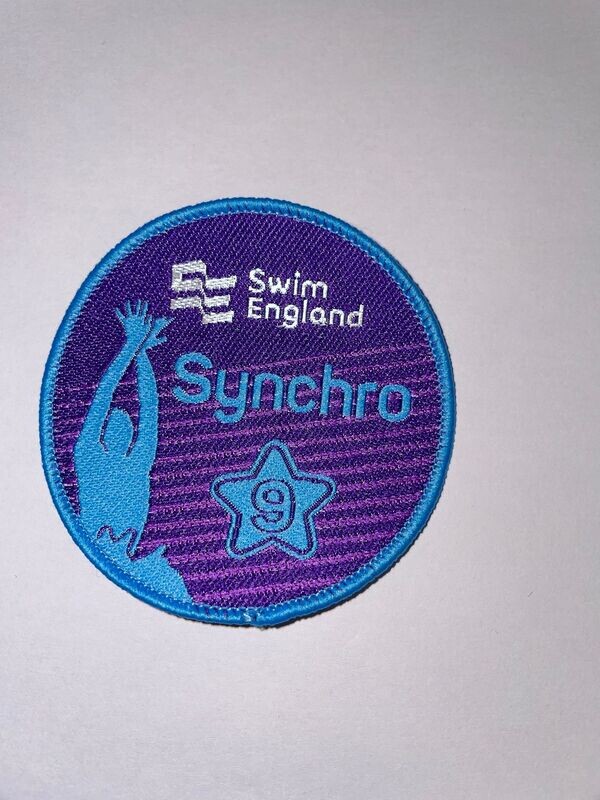 Swim England Synchro - 9 Badge and Certificate