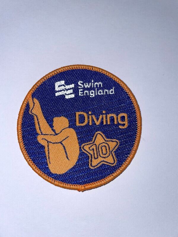 Swim England Diving - 10 Badge and Certificate