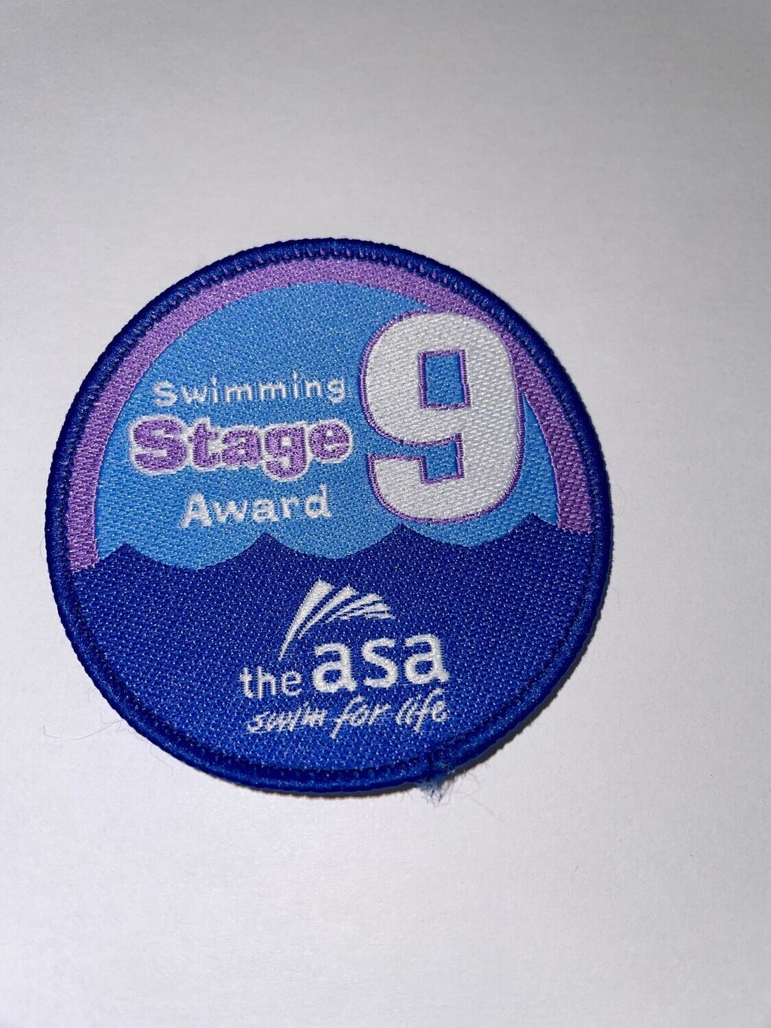 ASA Stage 9 Badge and Certificate