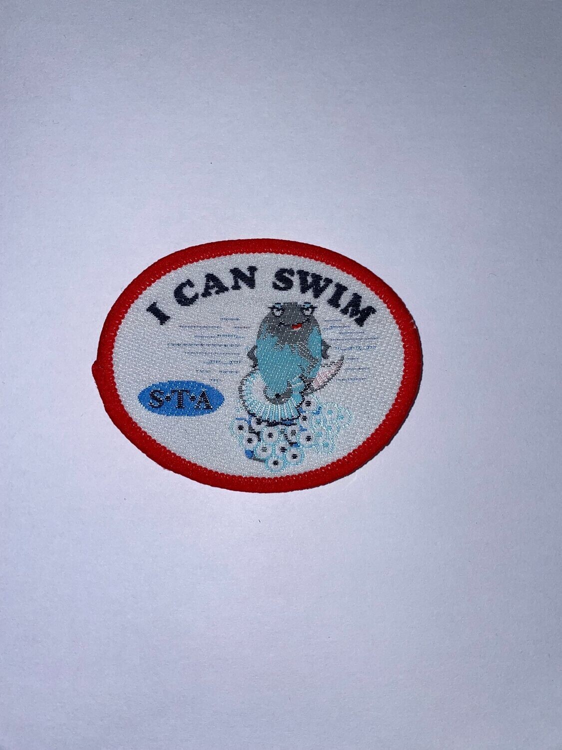 STA I Can Swim Badge and Certificate