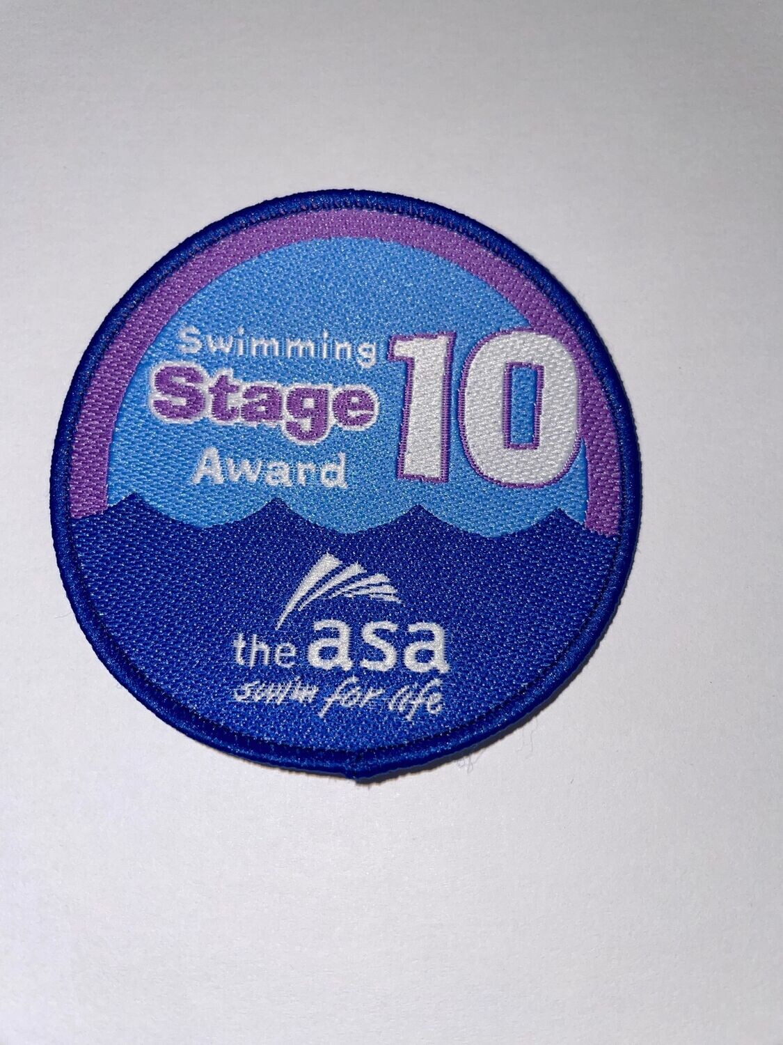 ASA Stage 10 Badge and Certificate