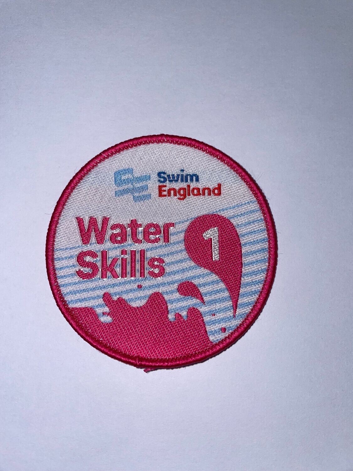Swim England Water Skills -1 Badge and Certificate
