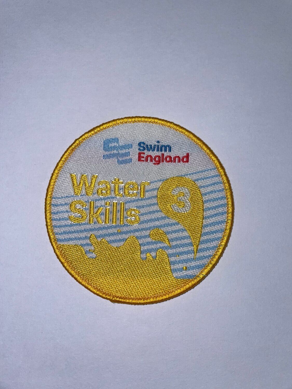 Swim England Water Skills -3 Badge and Certificate