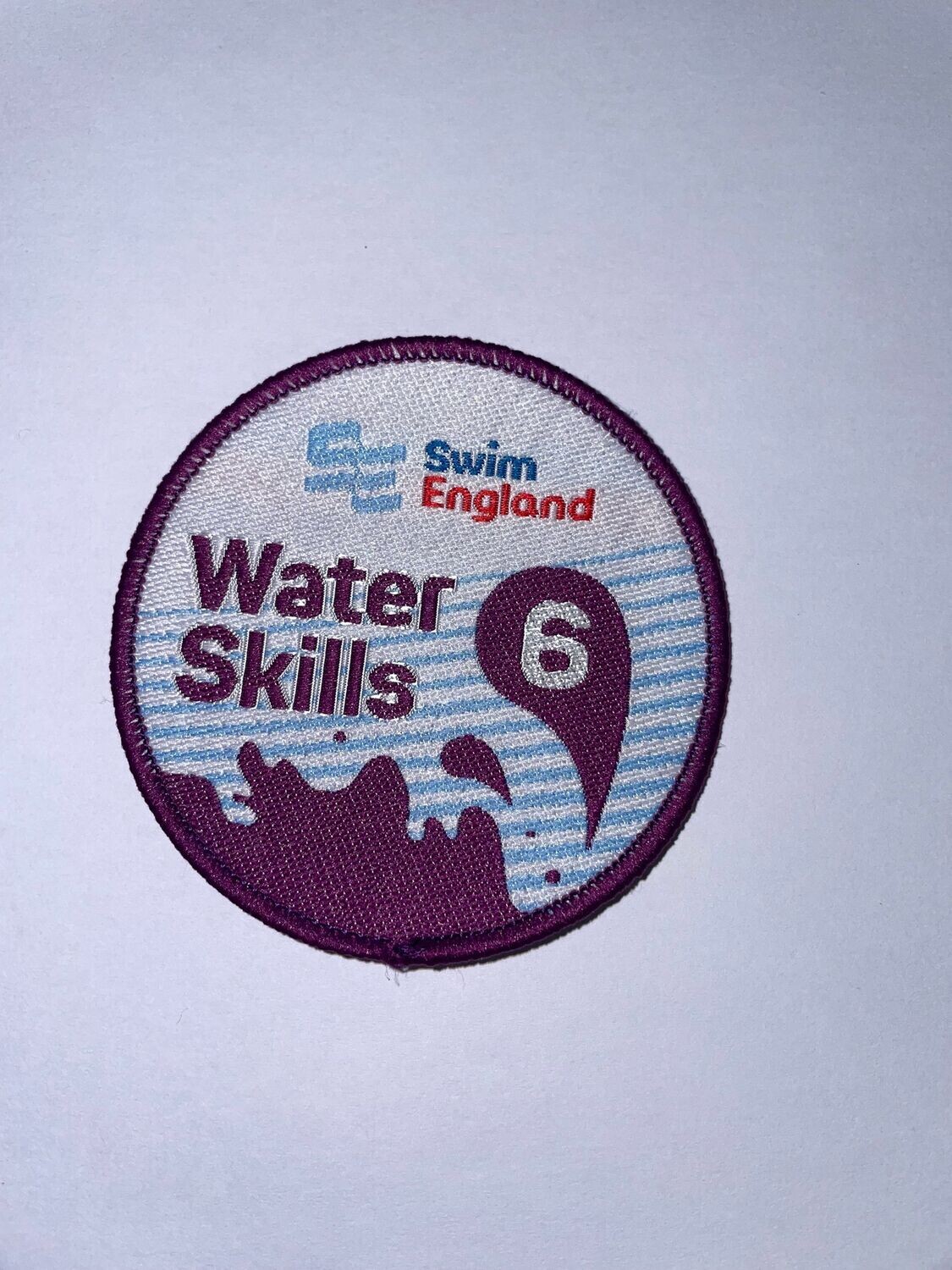 Swim England Water Skills - 6 Badge and Certificate