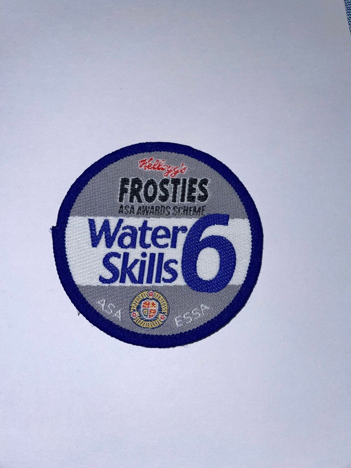 Frosties Water Skills 6 Badge and Certificate