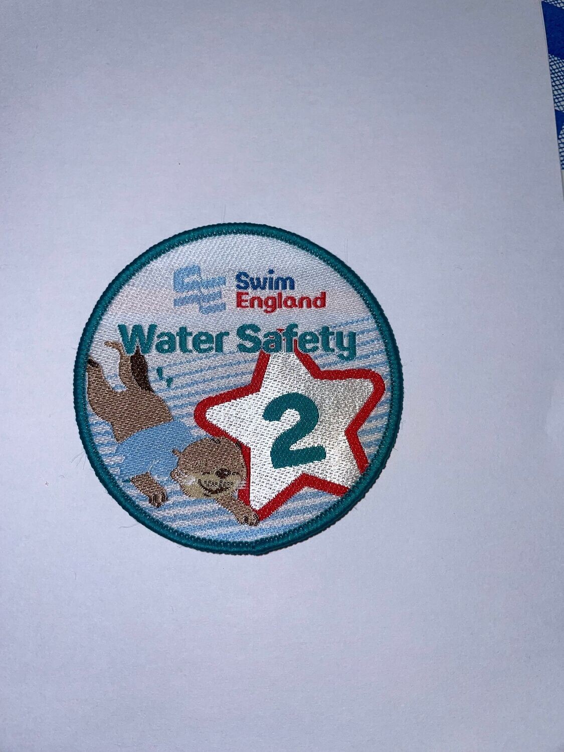 Water Safety 2 Badge and Certificate